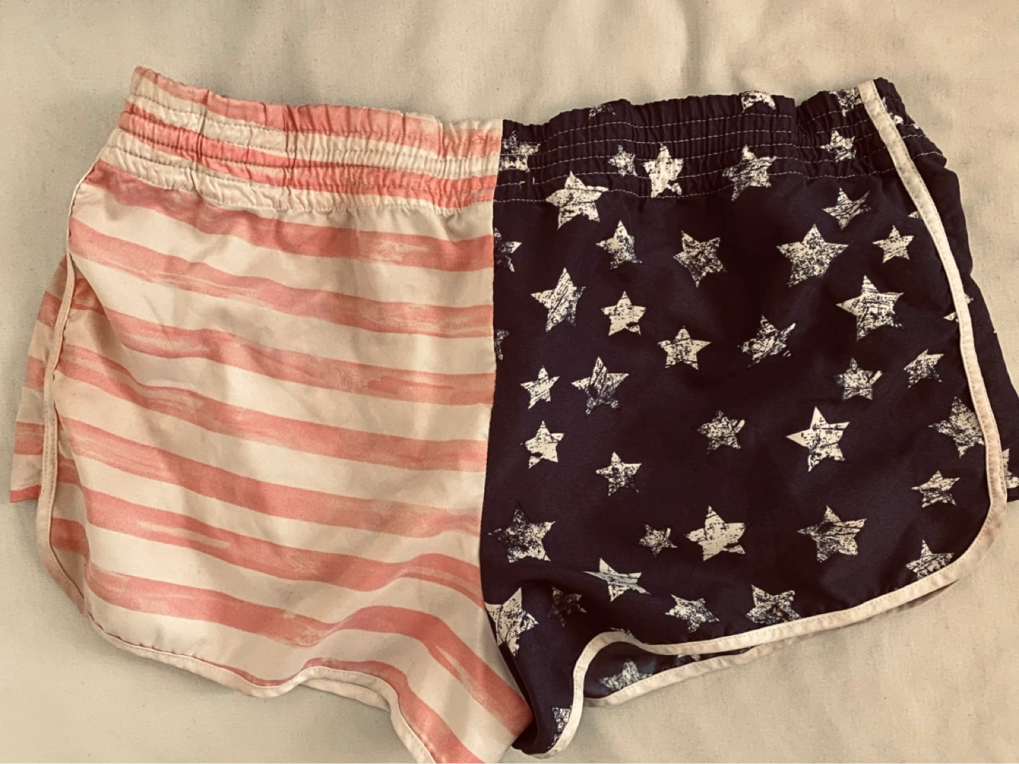 American Flag Print Running Shorts - photo 2
