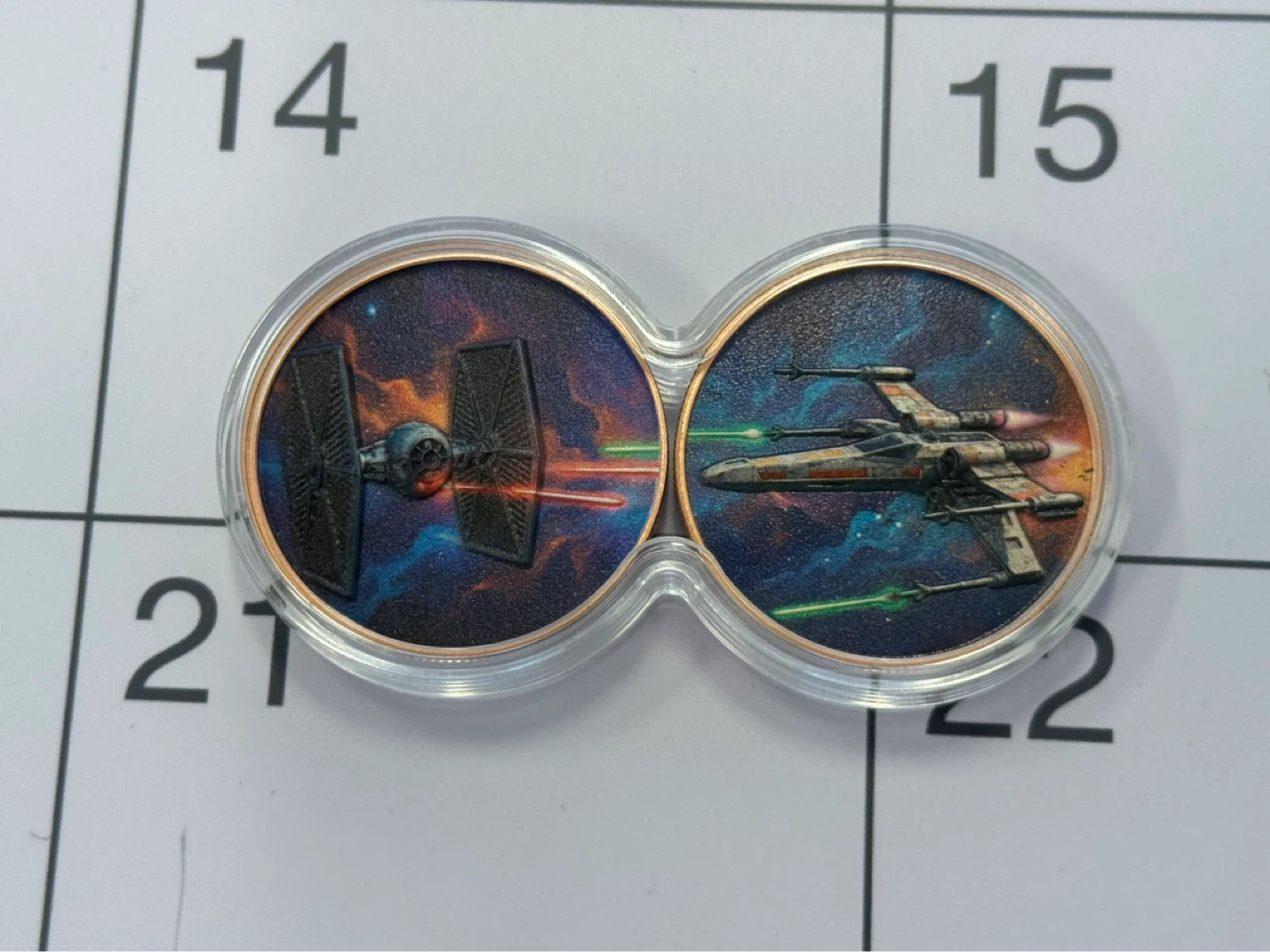 2 oz Star Wars Rebel & Imperial Copper Coins - photo 4