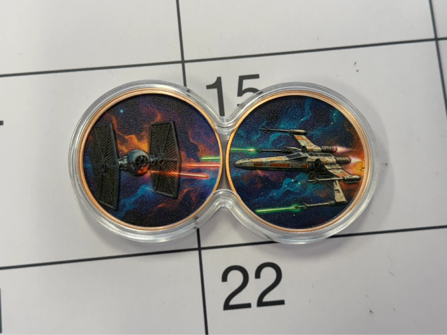 2 oz Star Wars Rebel & Imperial Copper Coins