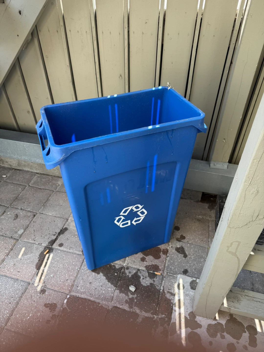 Blue Recycling Bin - photo 2