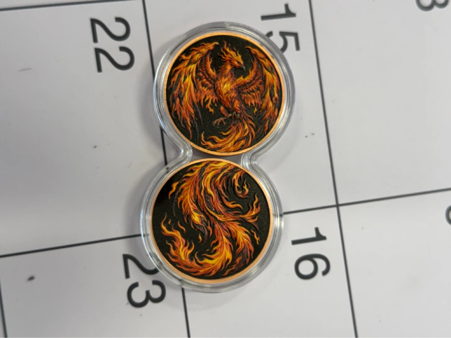 2 oz copper Phoenix Themed Collectible Coin - photo 2