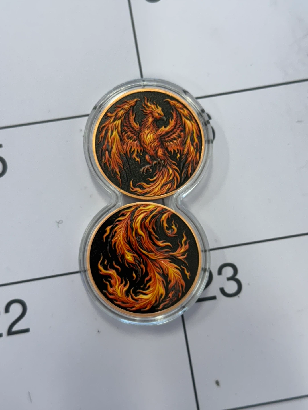 2 oz copper Phoenix Themed Collectible Coin - photo 3