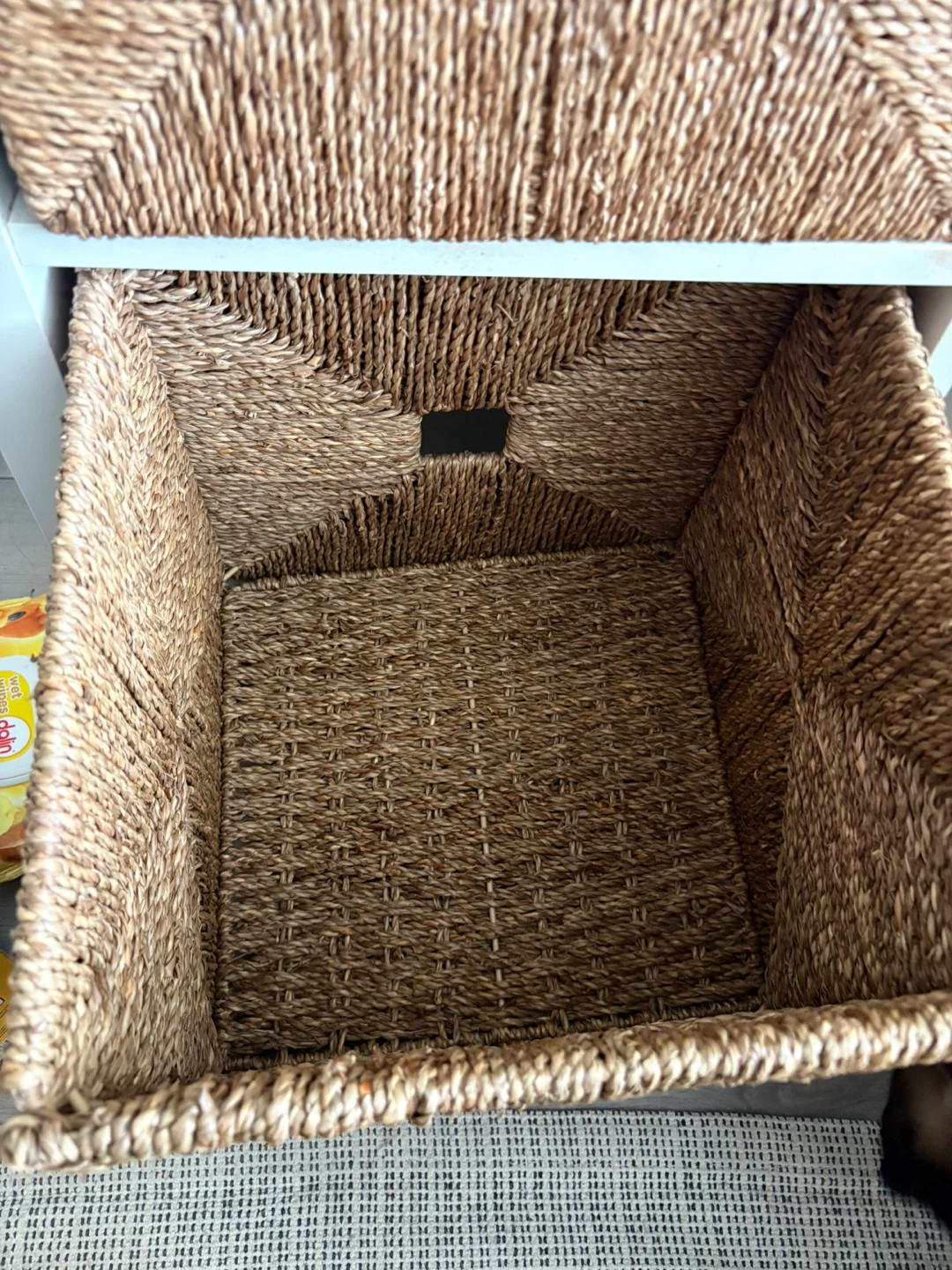 Ikea Storage Shelf with Woven Baskets - photo 4