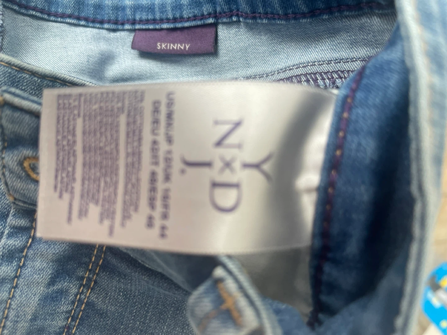 Two Pairs of LADIES Blue Denim Jeans - photo 3