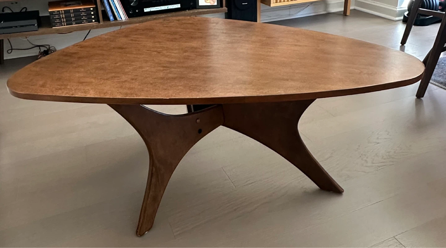 Mid-Century Modern Style Coffee Table - Wood