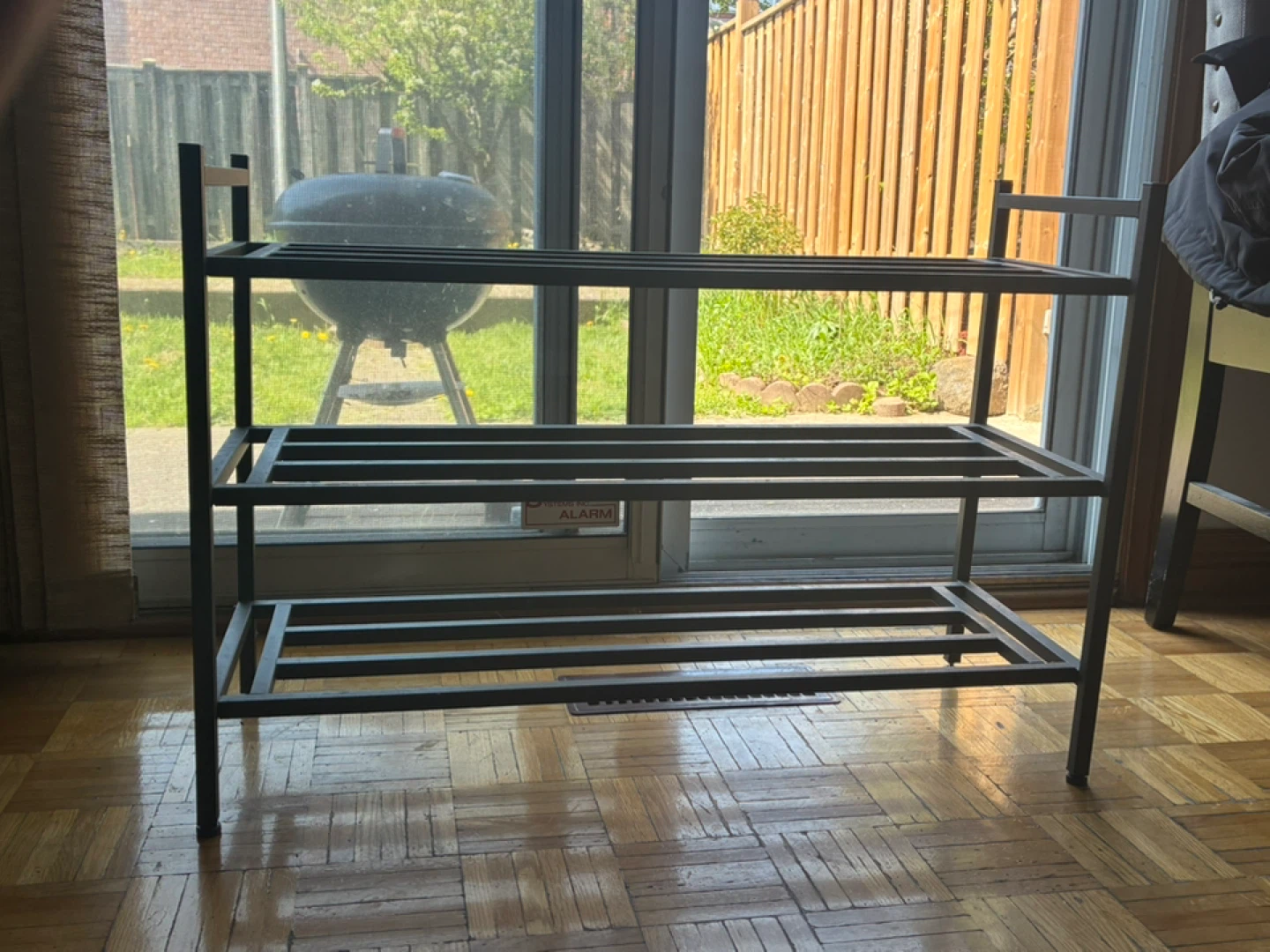3-Tier Metal Shoe Rack