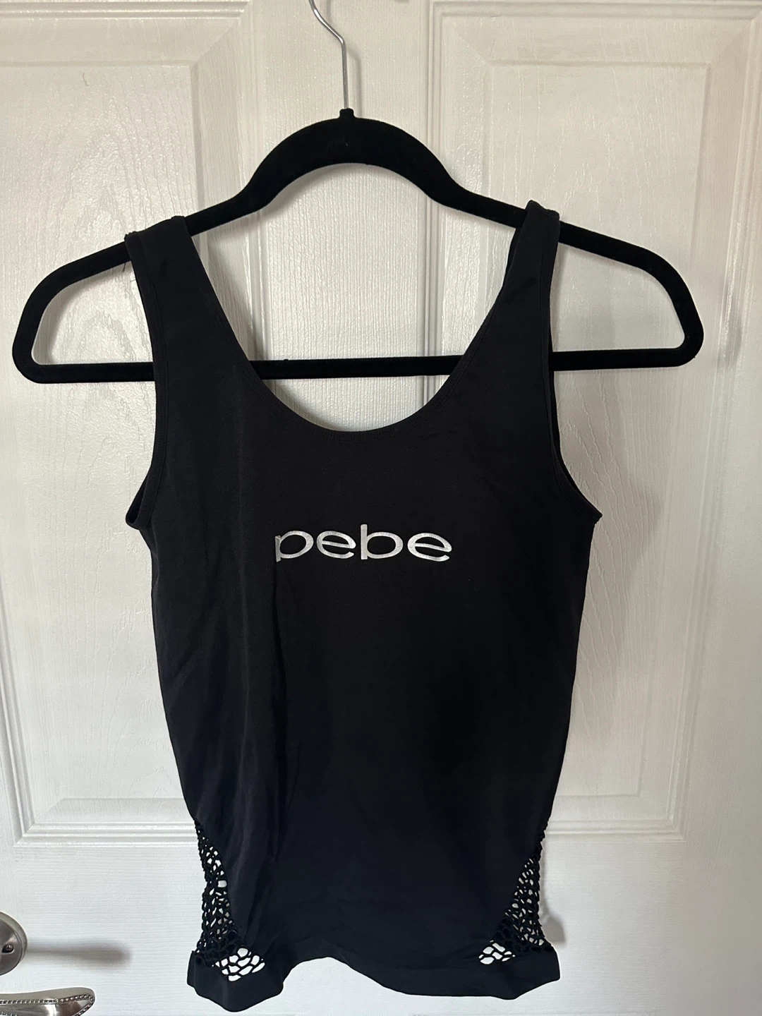 Bebe Black Tank Top L/G