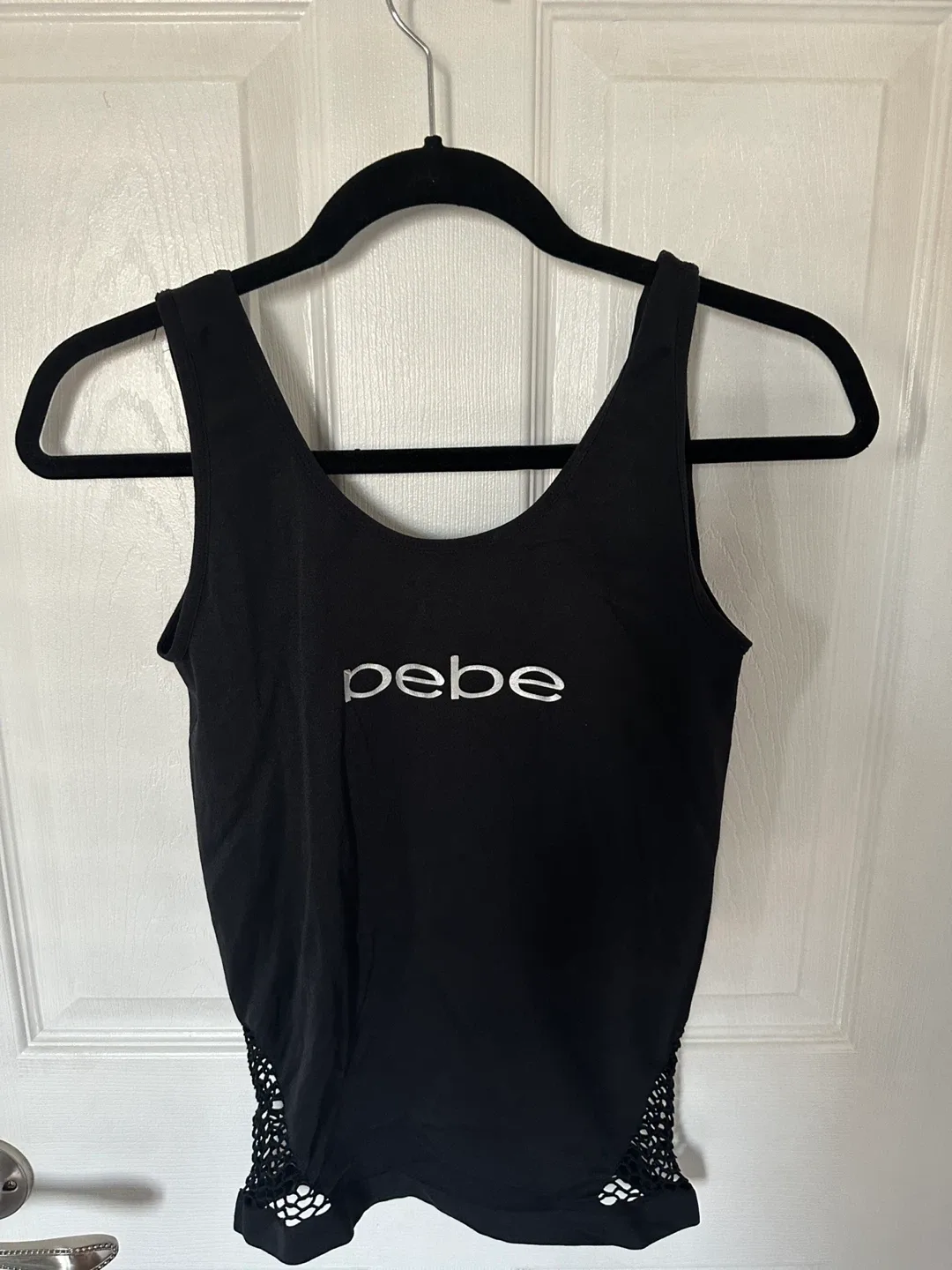 Bebe Black Tank Top L/G