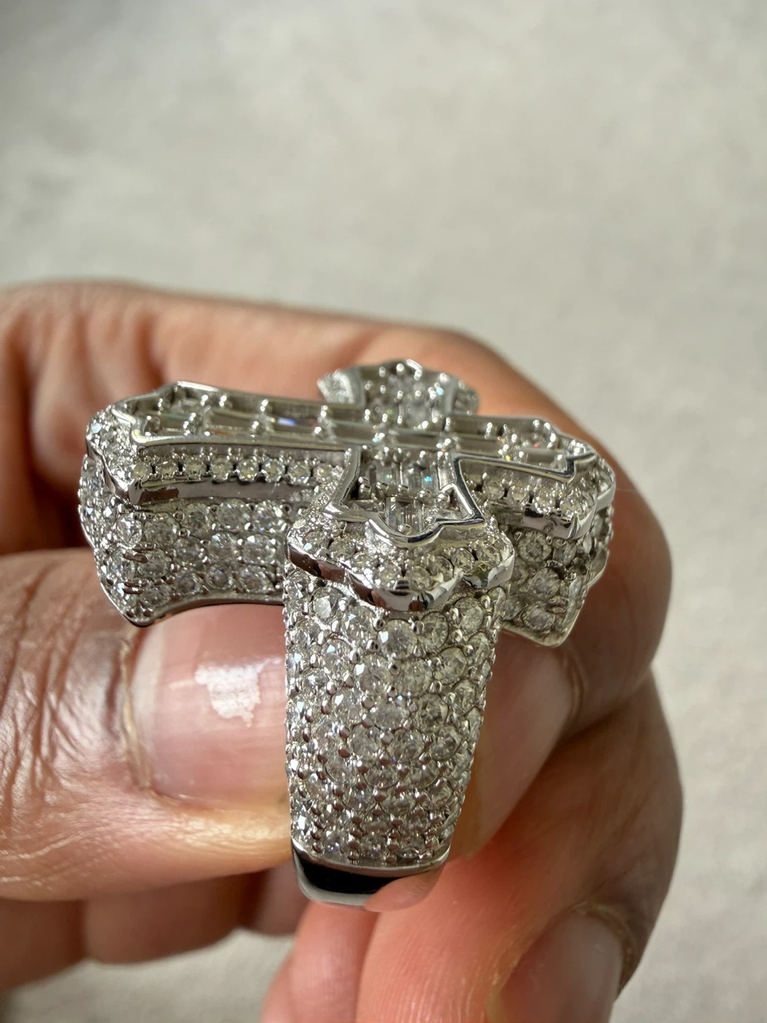 Diamond Cross Ring - photo 3