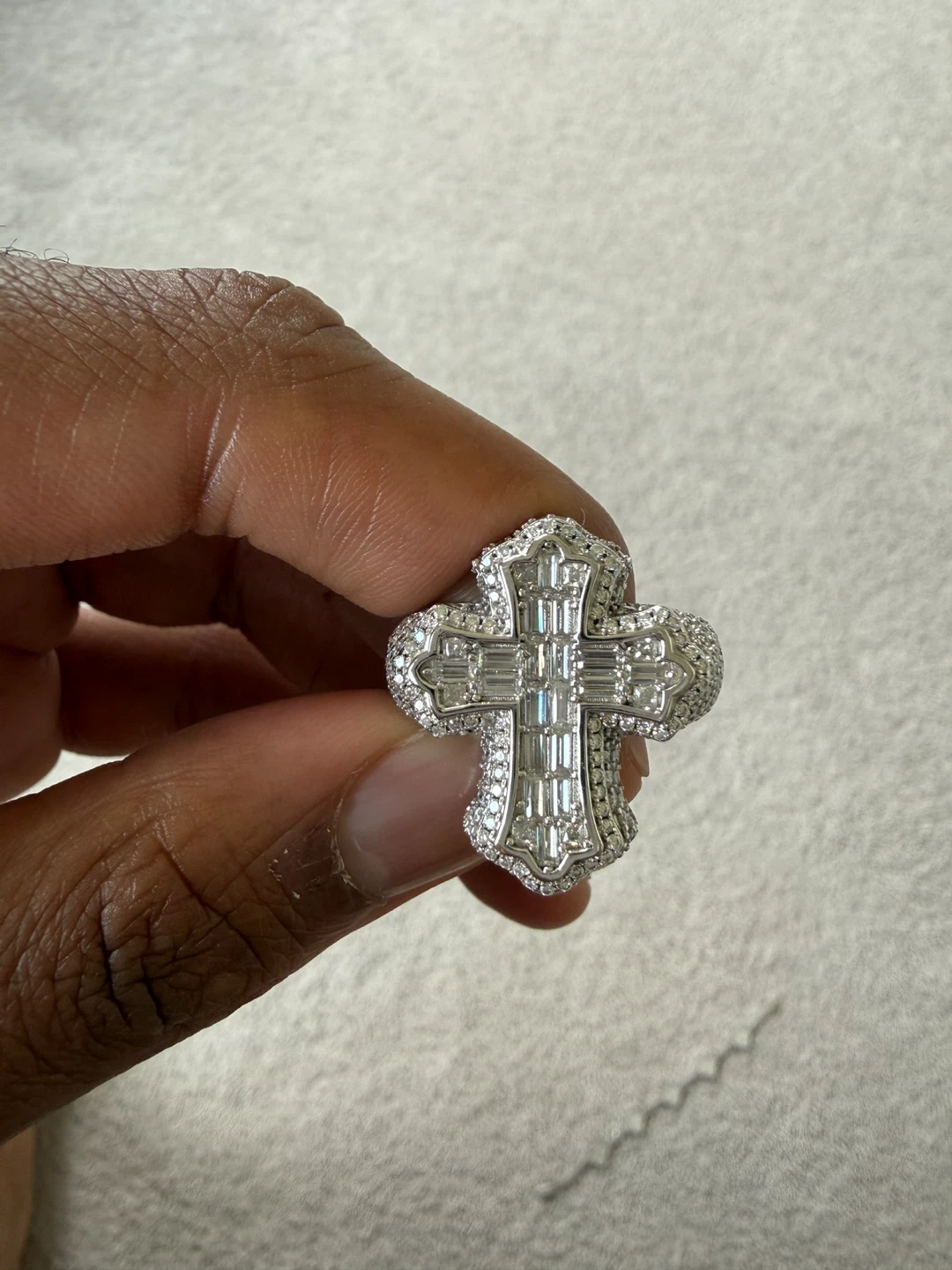 Diamond Cross Ring - photo 2