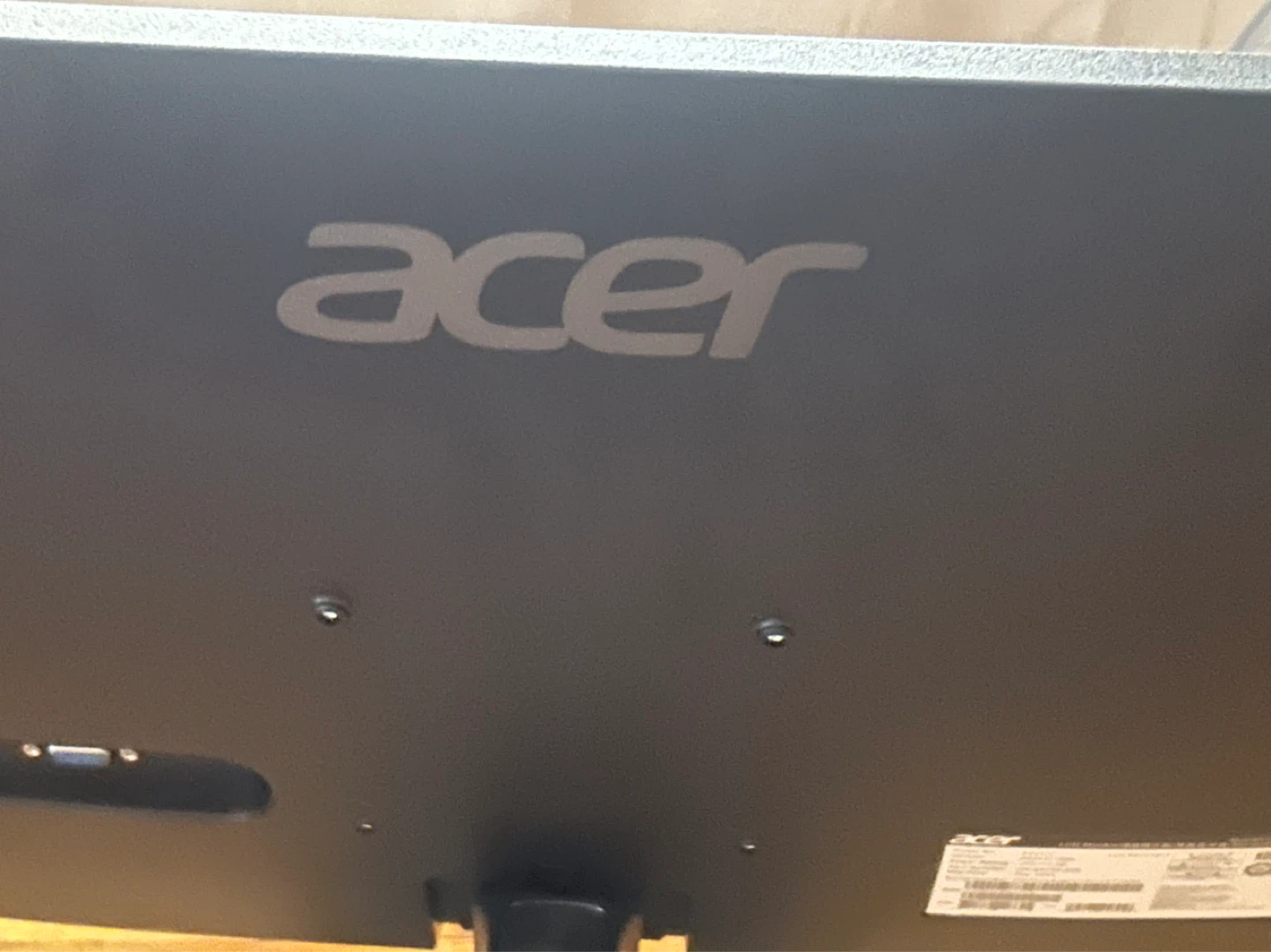 120 HZ ACER MONITOR - photo 2