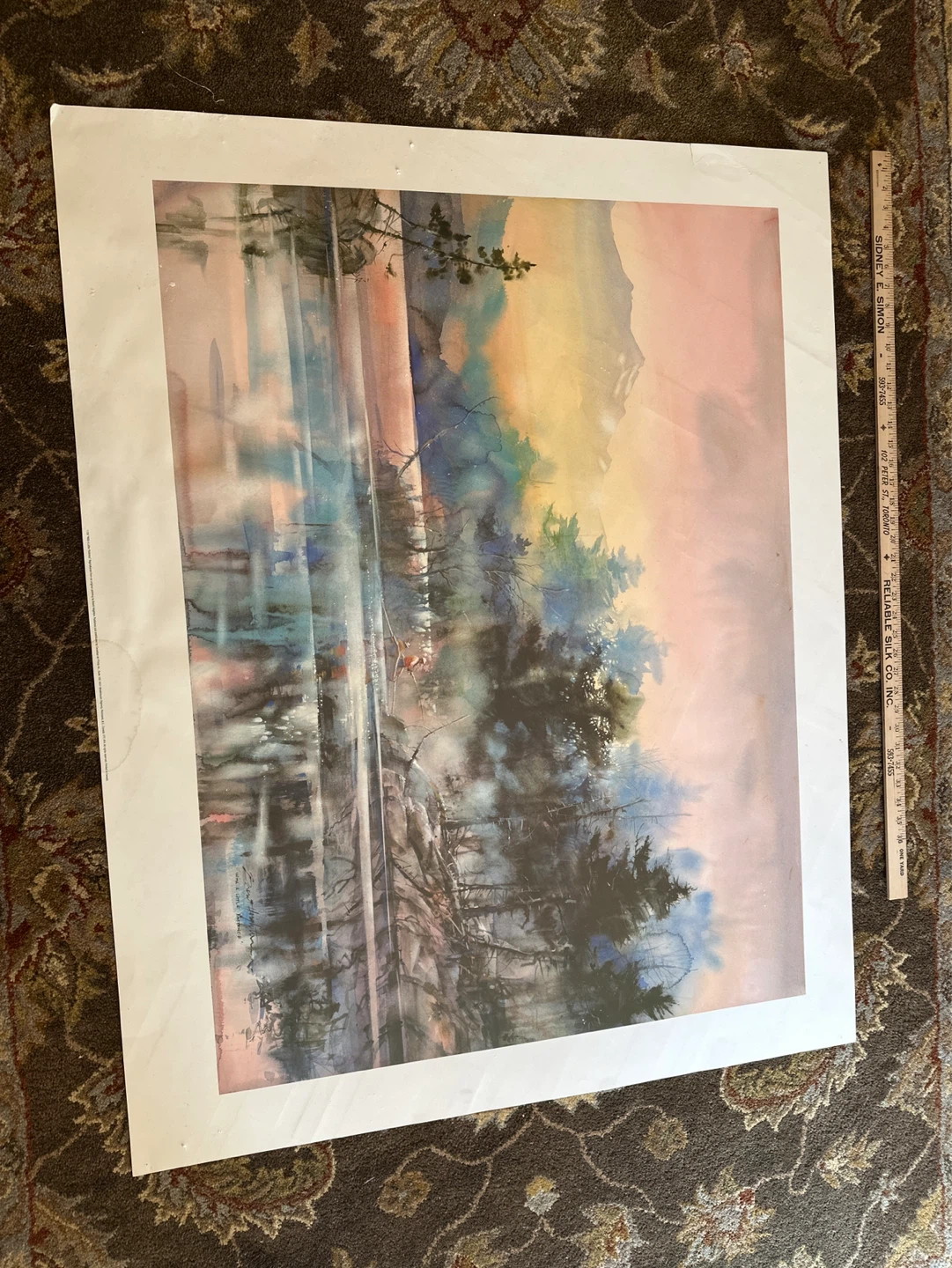 Watercolor Landscape Art Print
