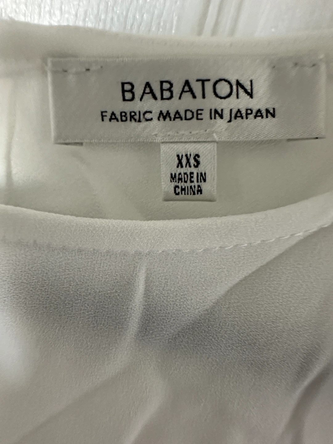 Babaton White Sleeveless Top XXS - photo 2