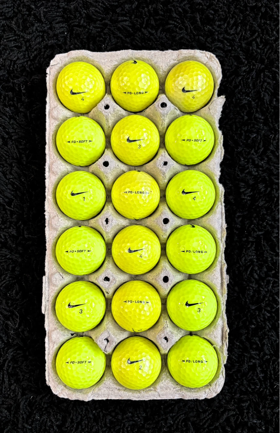 18 Nike PD Series Yellow Golf Balls - photo 2