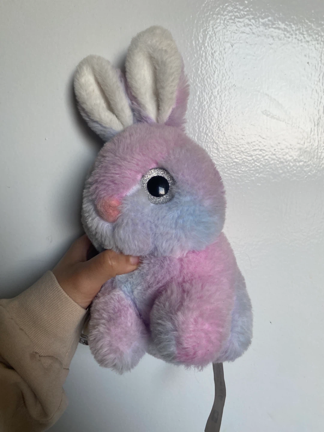Plush Rainbow Bunny Toy