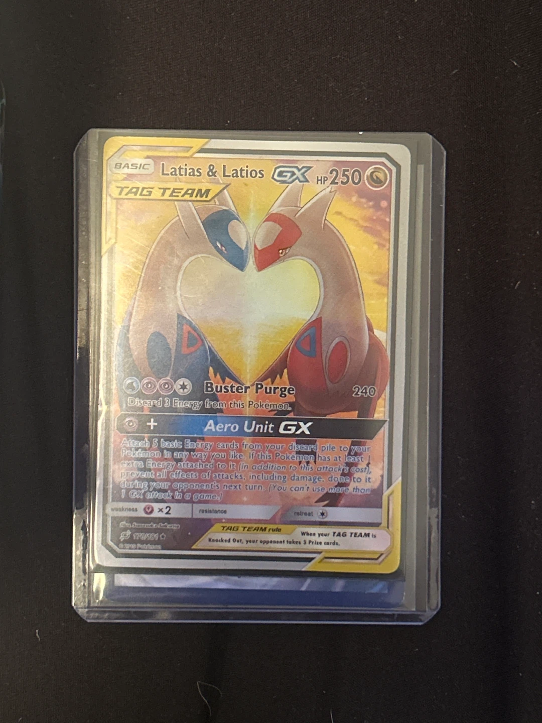 Pokemon Latias & Latios GX TAG TEAM Card