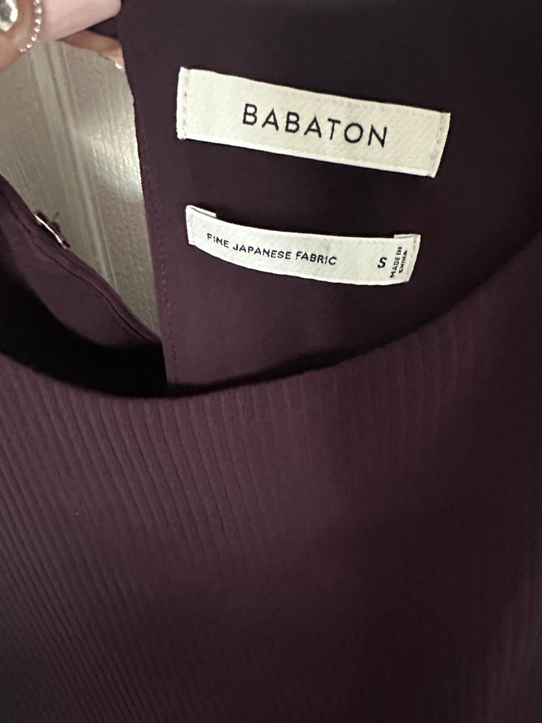 Babaton Women's Top - Size S - Plum - photo 2