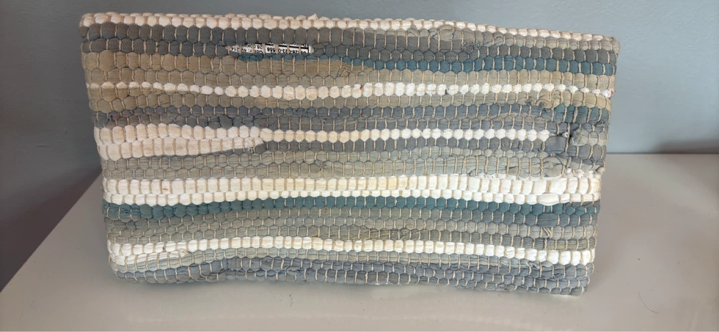 Woven Clutch Bag with Eye Detail - photo 2
