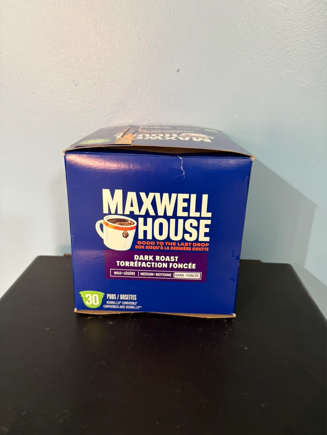 Dark Roast Coffee Pods - 30 Count