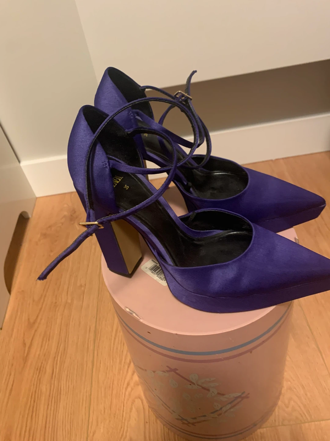 Zara Purple Heels - Size 35 - 4.5” heels - photo 3