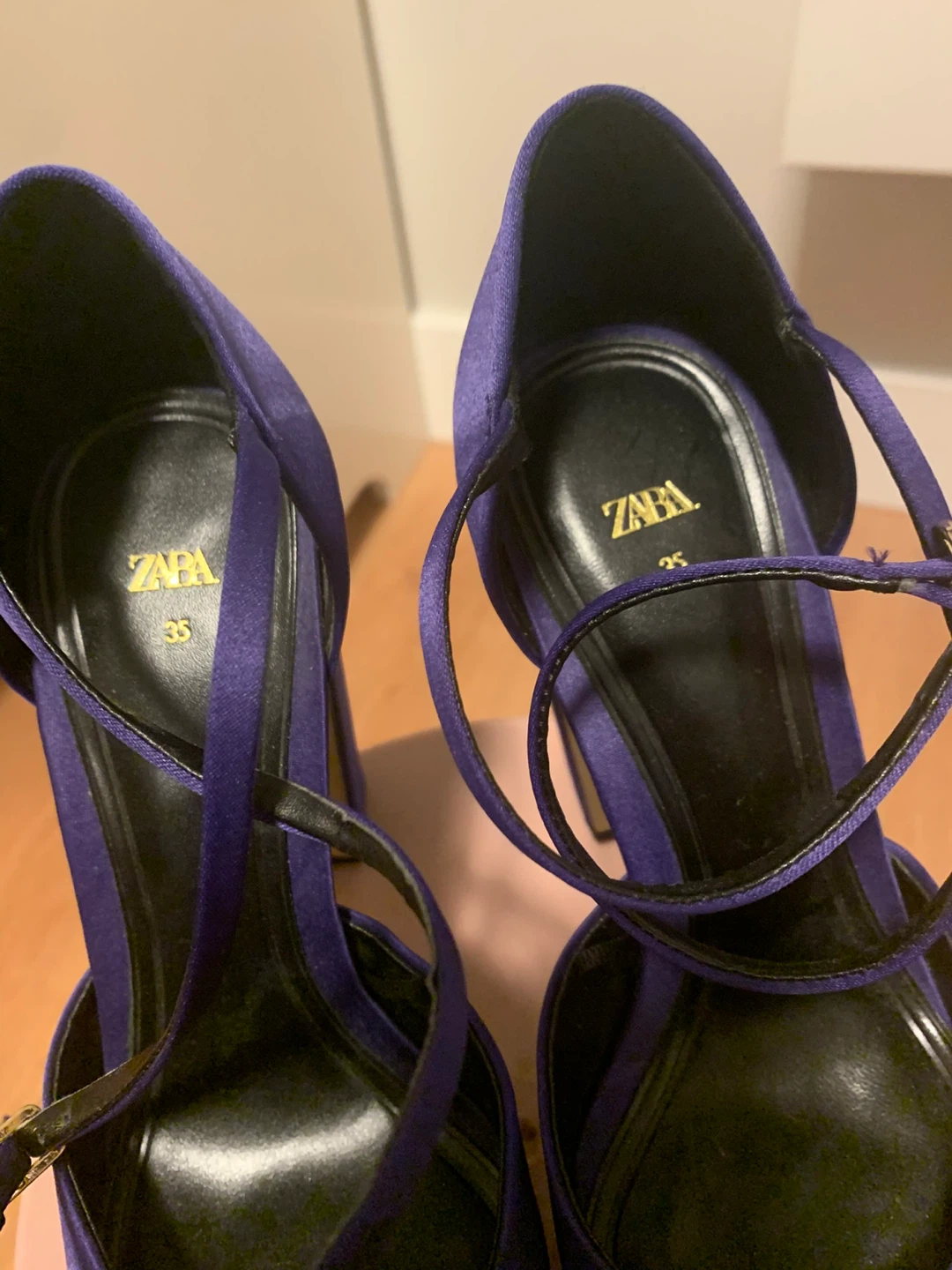 Zara Purple Heels - Size 35 - 4.5” heels - photo 4