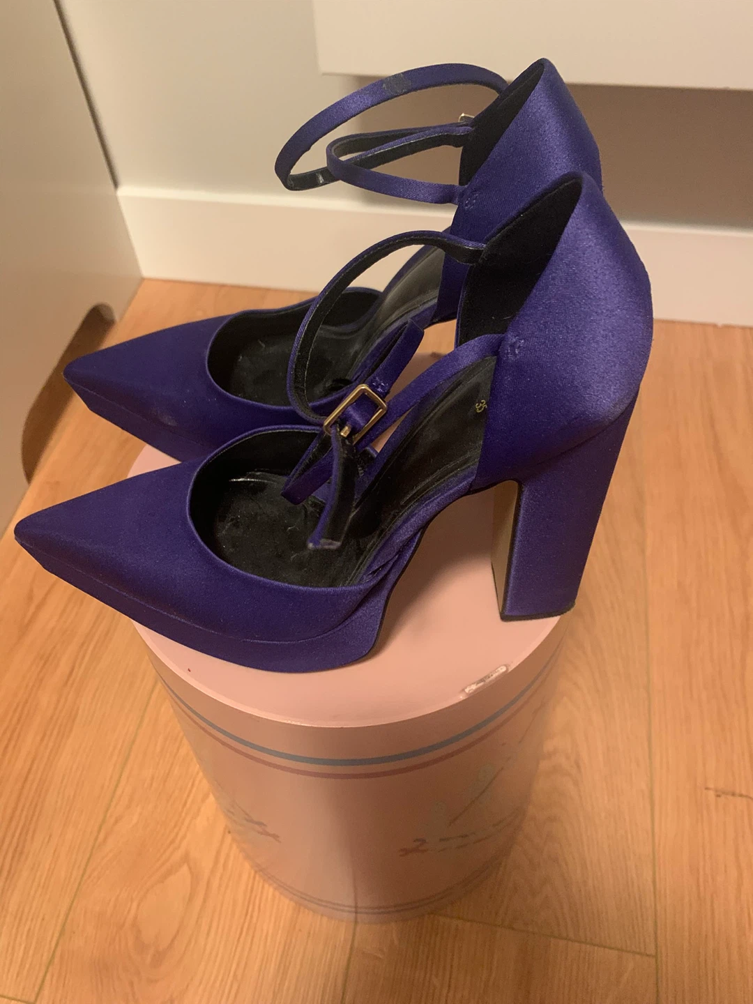 Zara Purple Heels - Size 35 - 4.5” heels - photo 2