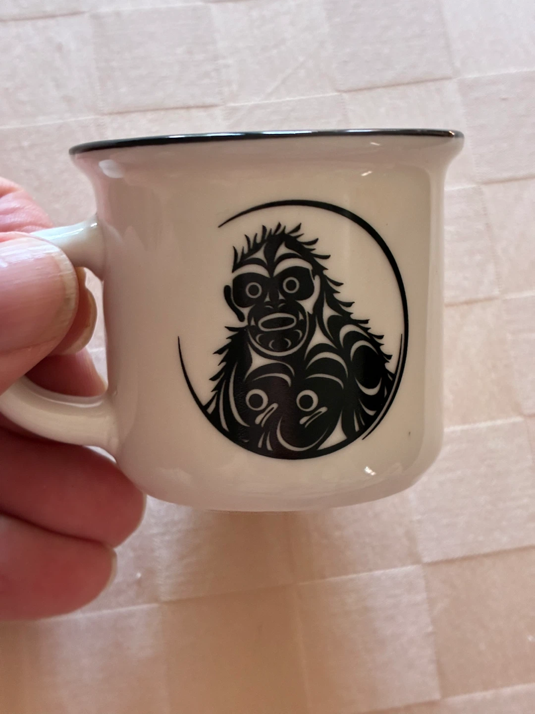 Coast Salish First Nation Sasquatch Espresso / Whiskey Mug 3 oz - photo 3