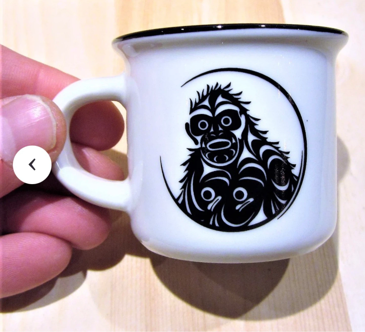 Coast Salish First Nation Sasquatch Espresso / Whiskey Mug 3 oz