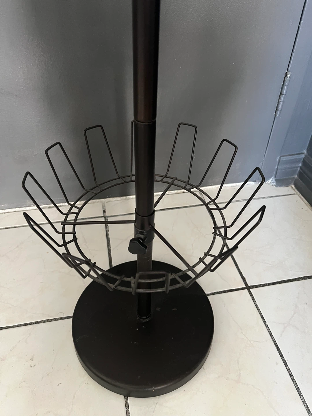 2 - Tier Rotating Shoe Rack Stand - Metal - photo 2