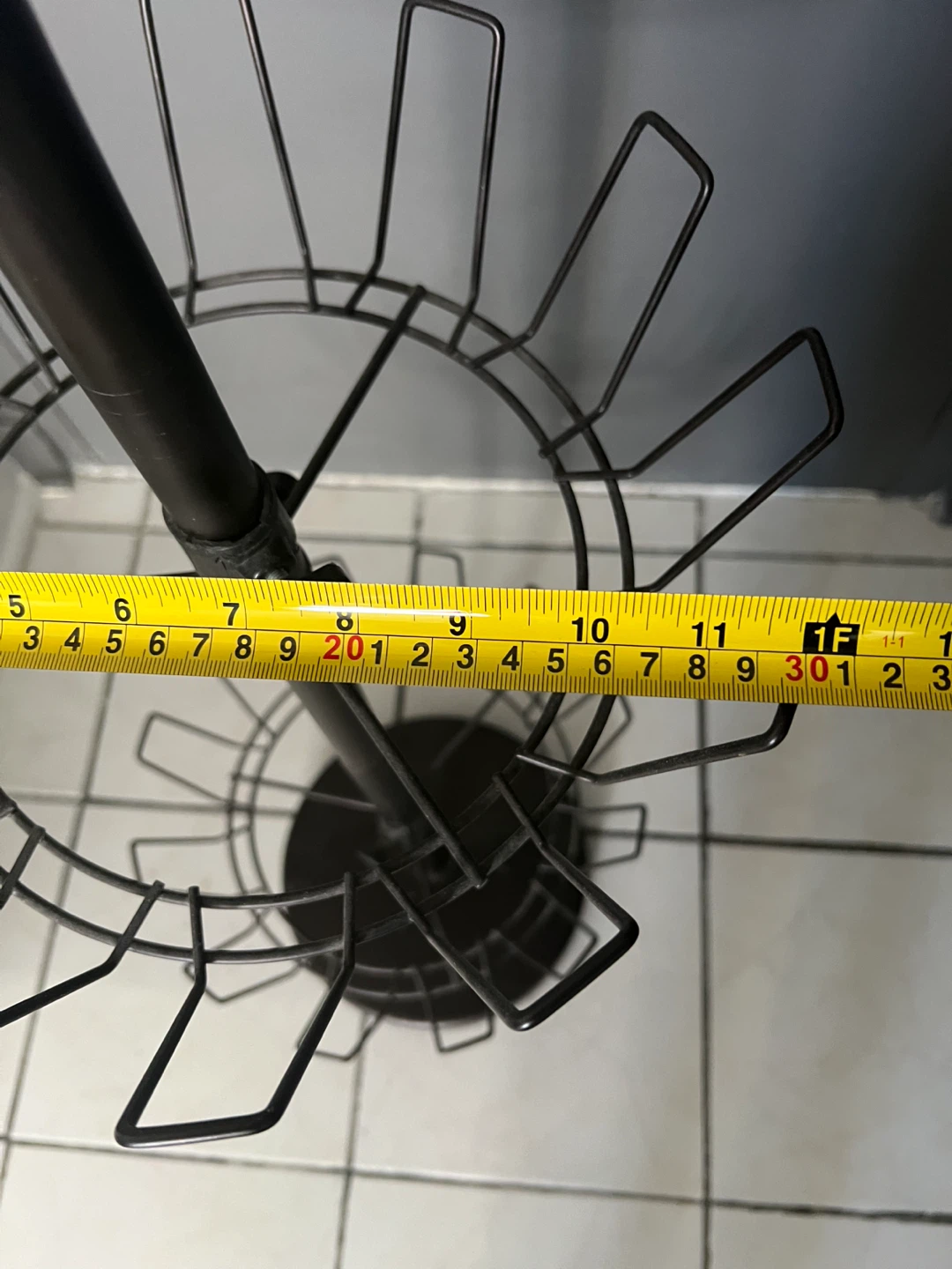 2 - Tier Rotating Shoe Rack Stand - Metal - photo 4