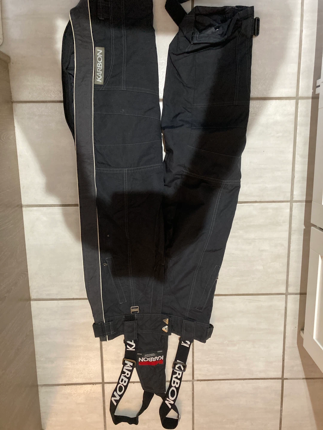 Karbon Ski Pants with Suspenders - Black
