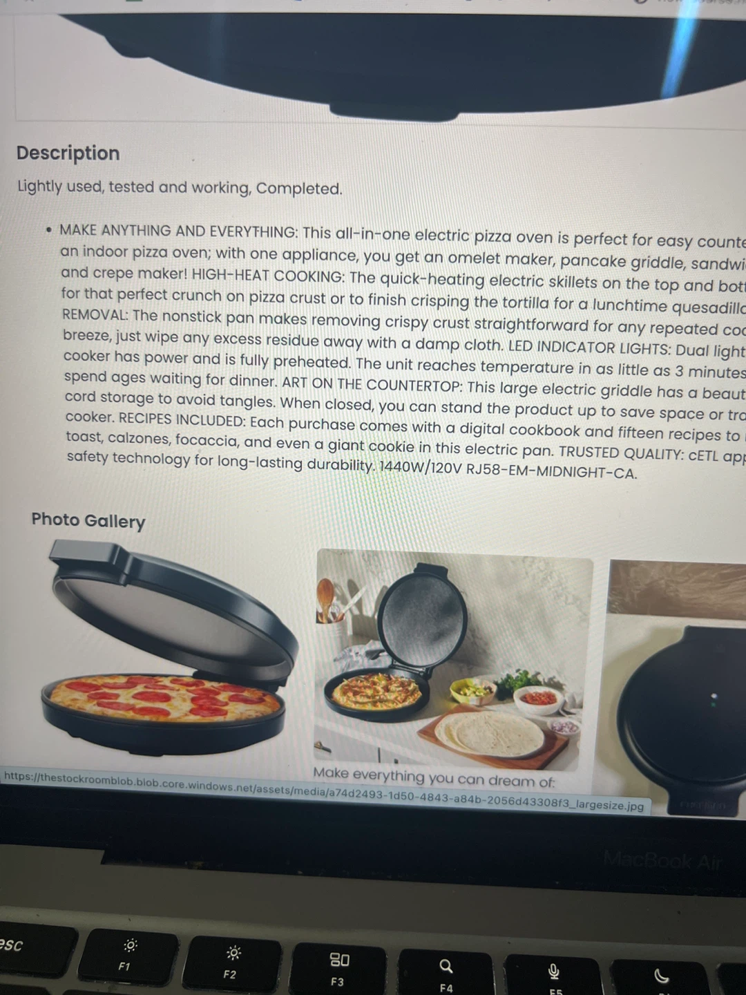 Chefman Everything Maker just checked it didn’t use - photo 3