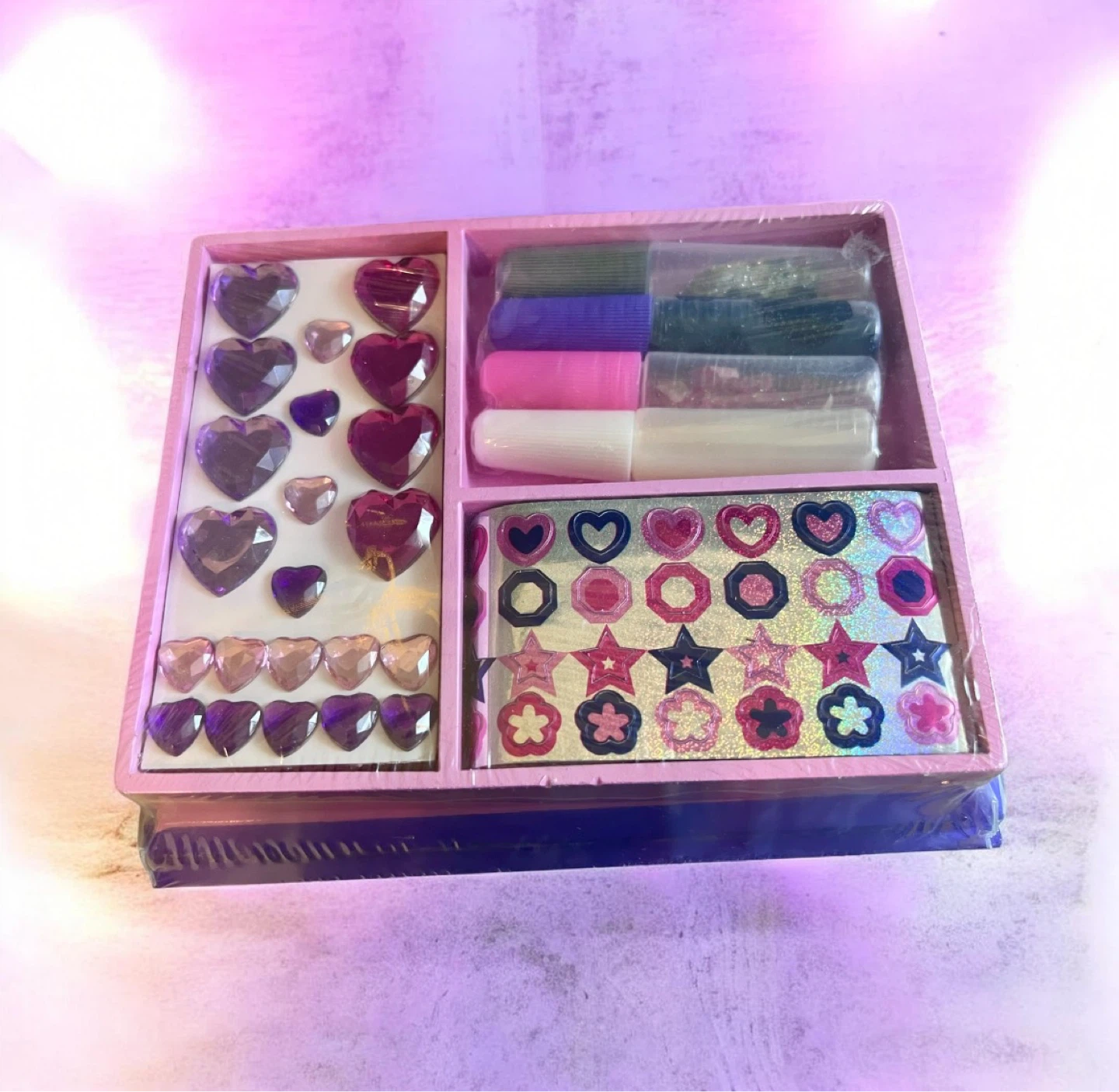 Melissa & Doug Decorate-Your-Own Wooden Jewelry Box – Dusty Pink