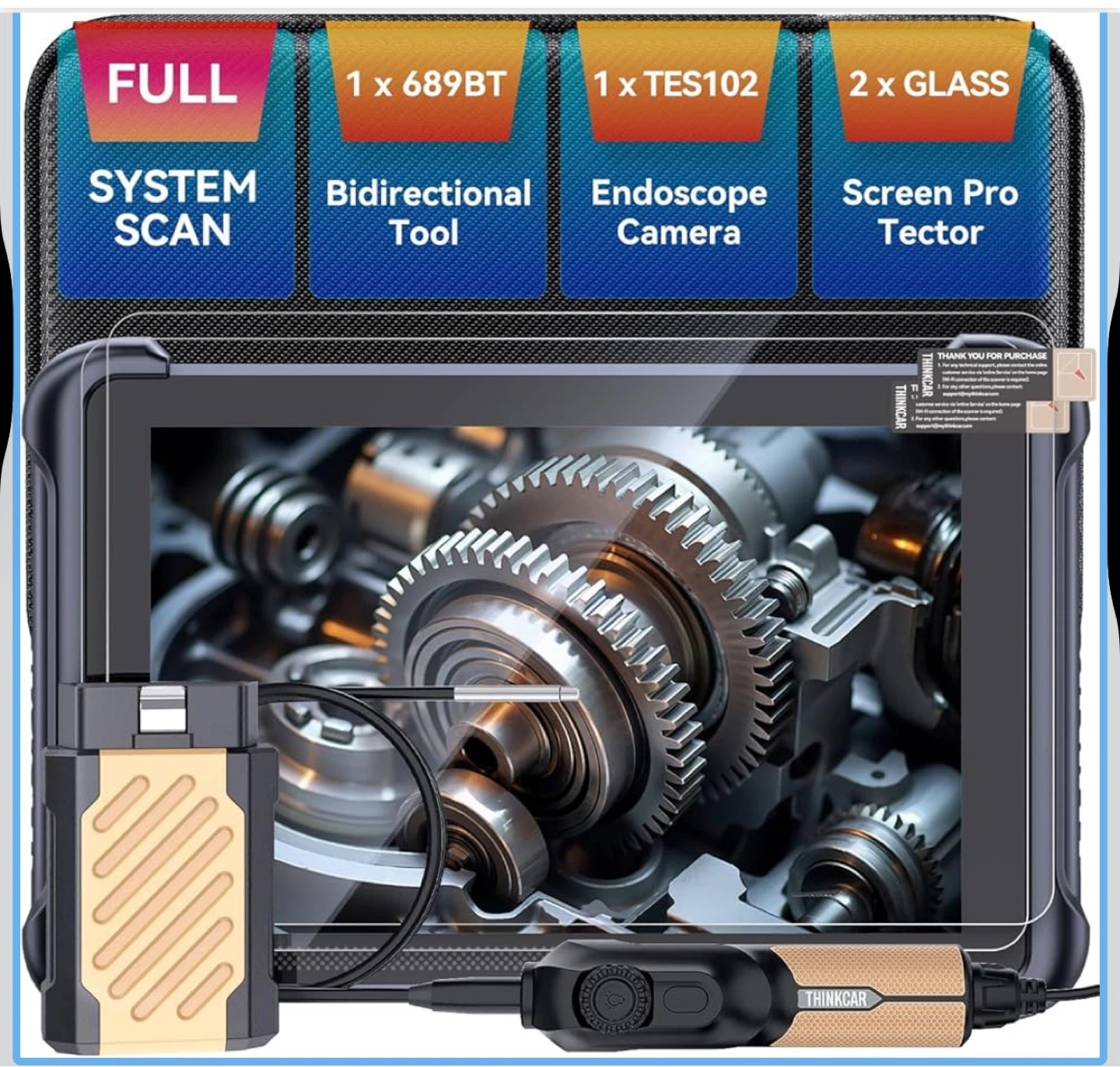 THINKCAR THINKSCAN 689BT Bidirectional Diagnostic Tool - photo 2