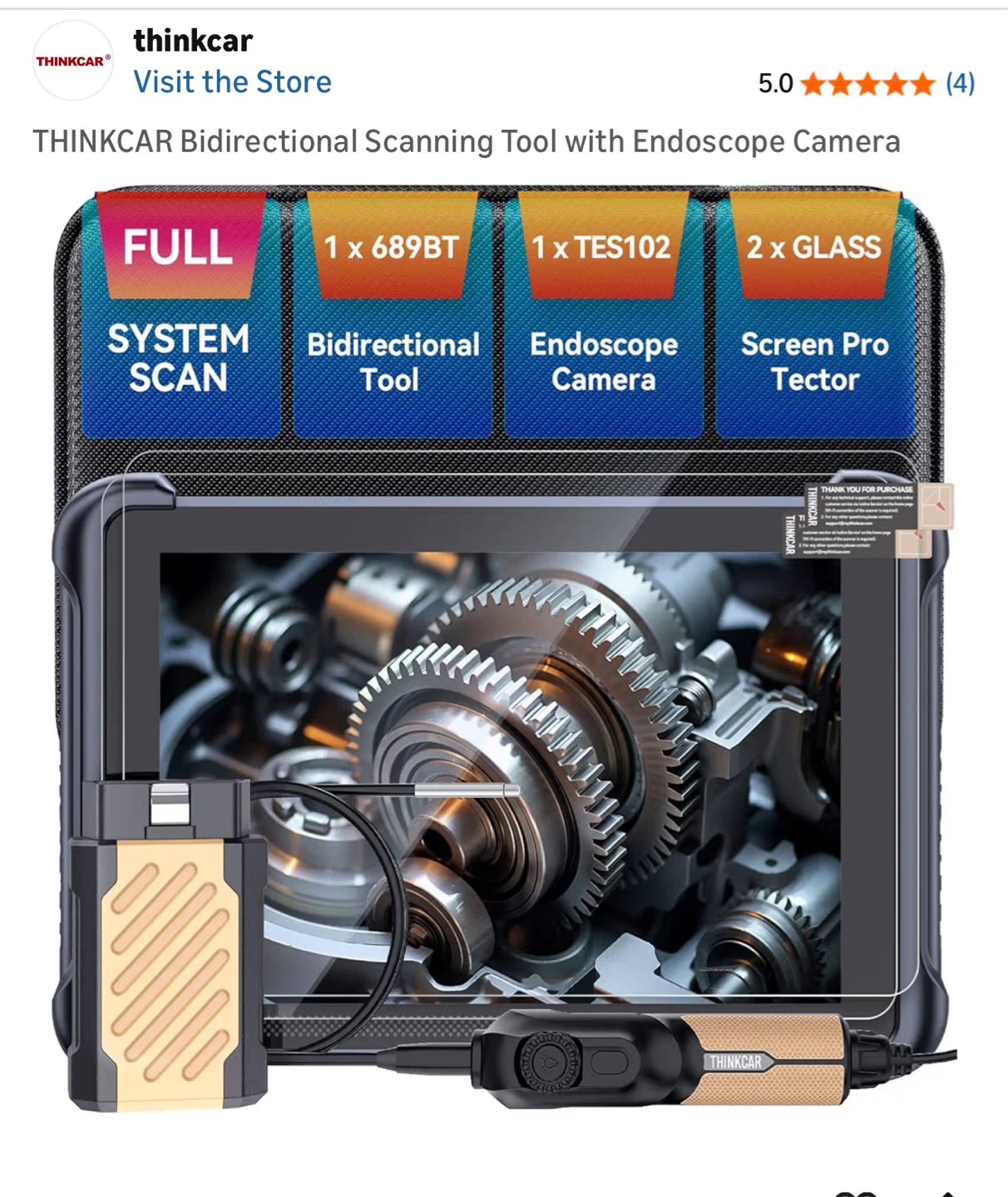THINKCAR THINKSCAN 689BT Bidirectional Diagnostic Tool