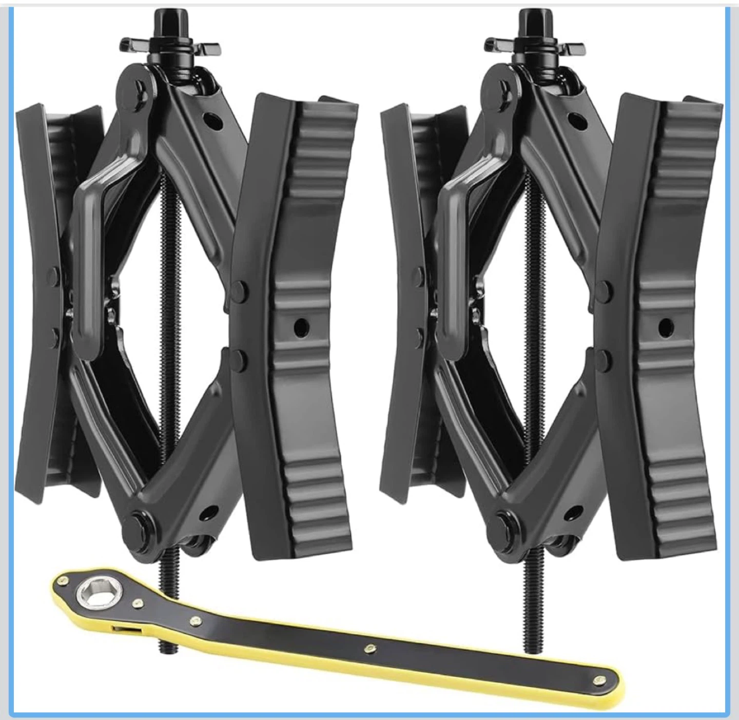 Scissor Jack Set with Ratchet Wrench for RV/Trailers