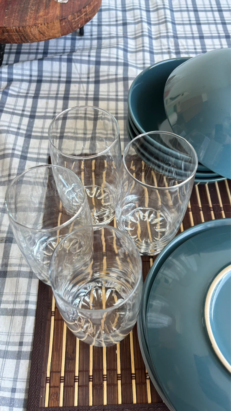 IKEA Dinnerware Set with Glasses and Cutlery - photo 2