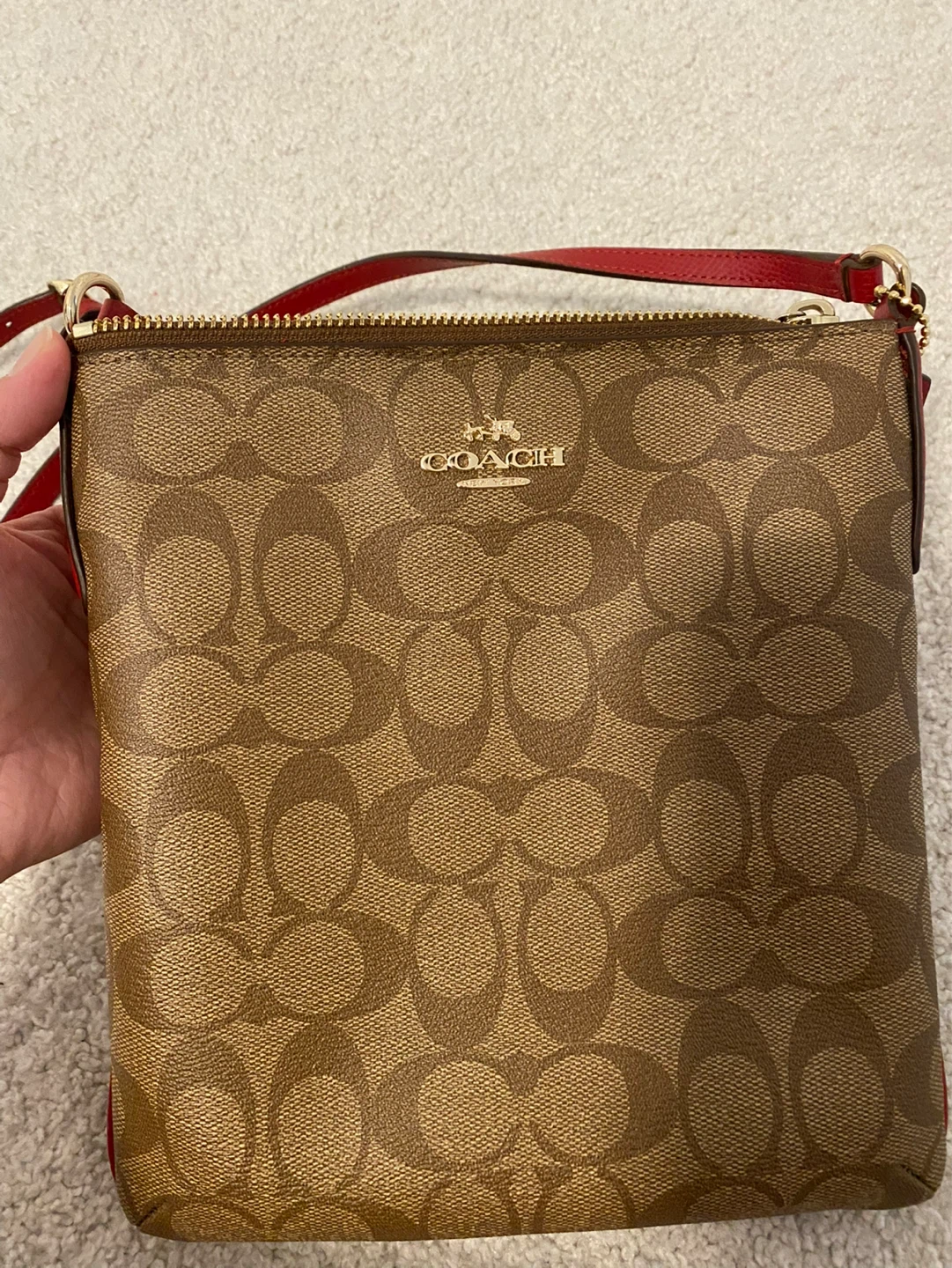 Coach Signature Canvas Crossbody Bag