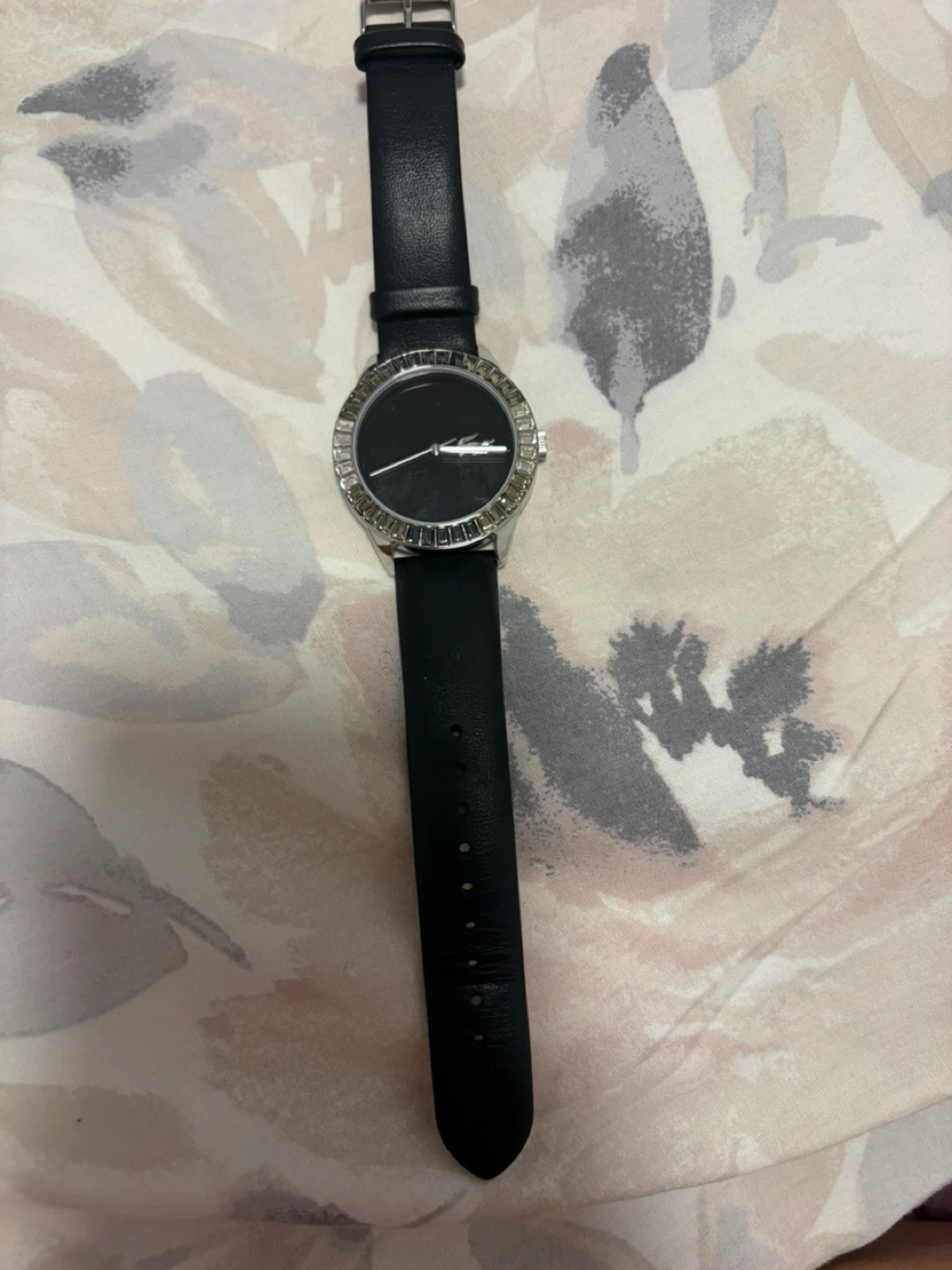 Lacoste Women's Watch - Black Leather Strap