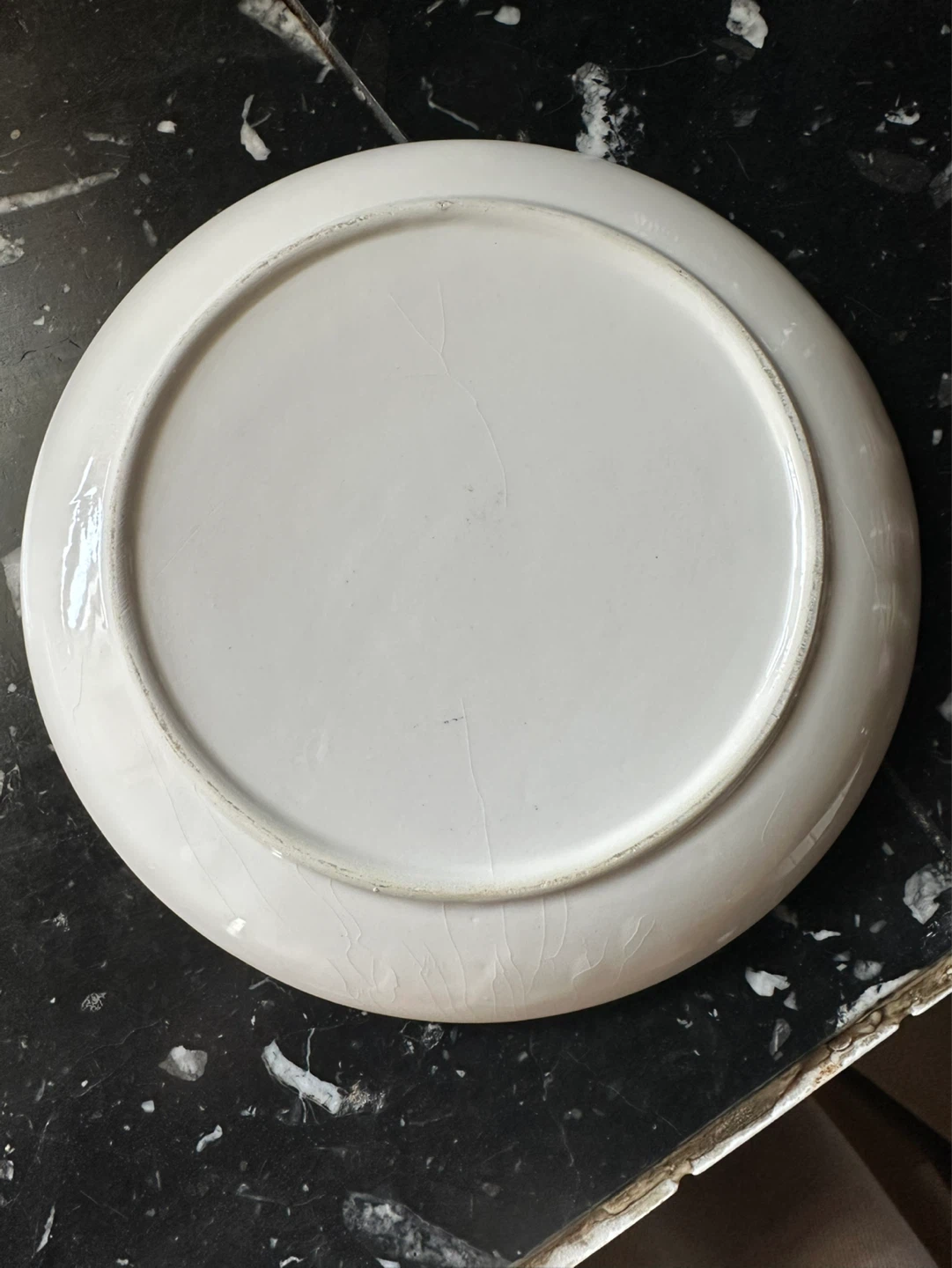 Christmas Ceramic Plate with Snowmen - photo 3