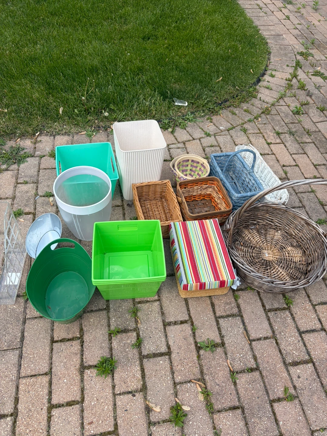 Assorted Baskets and Storage Containers