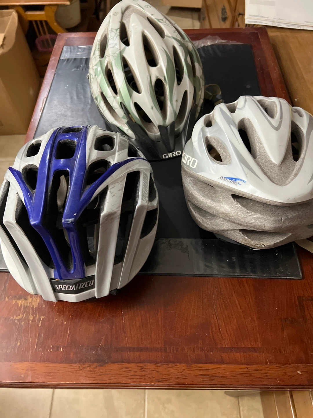 Giro and Specialized Bicycle Helmets