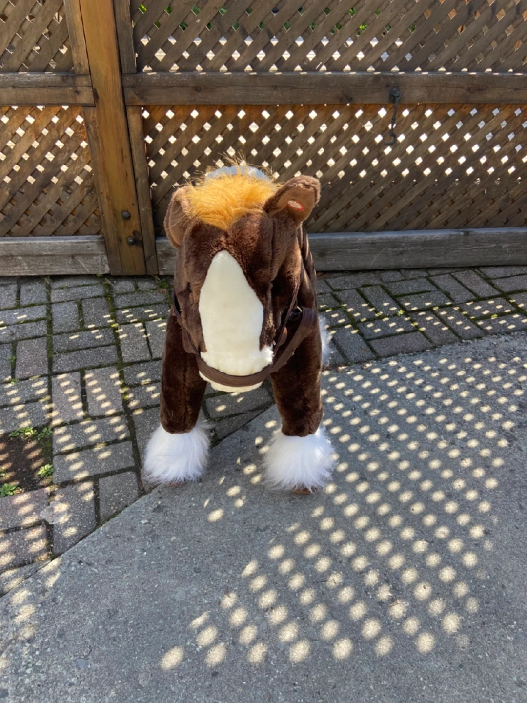 Plush Ride-On Horse Toy - photo 3