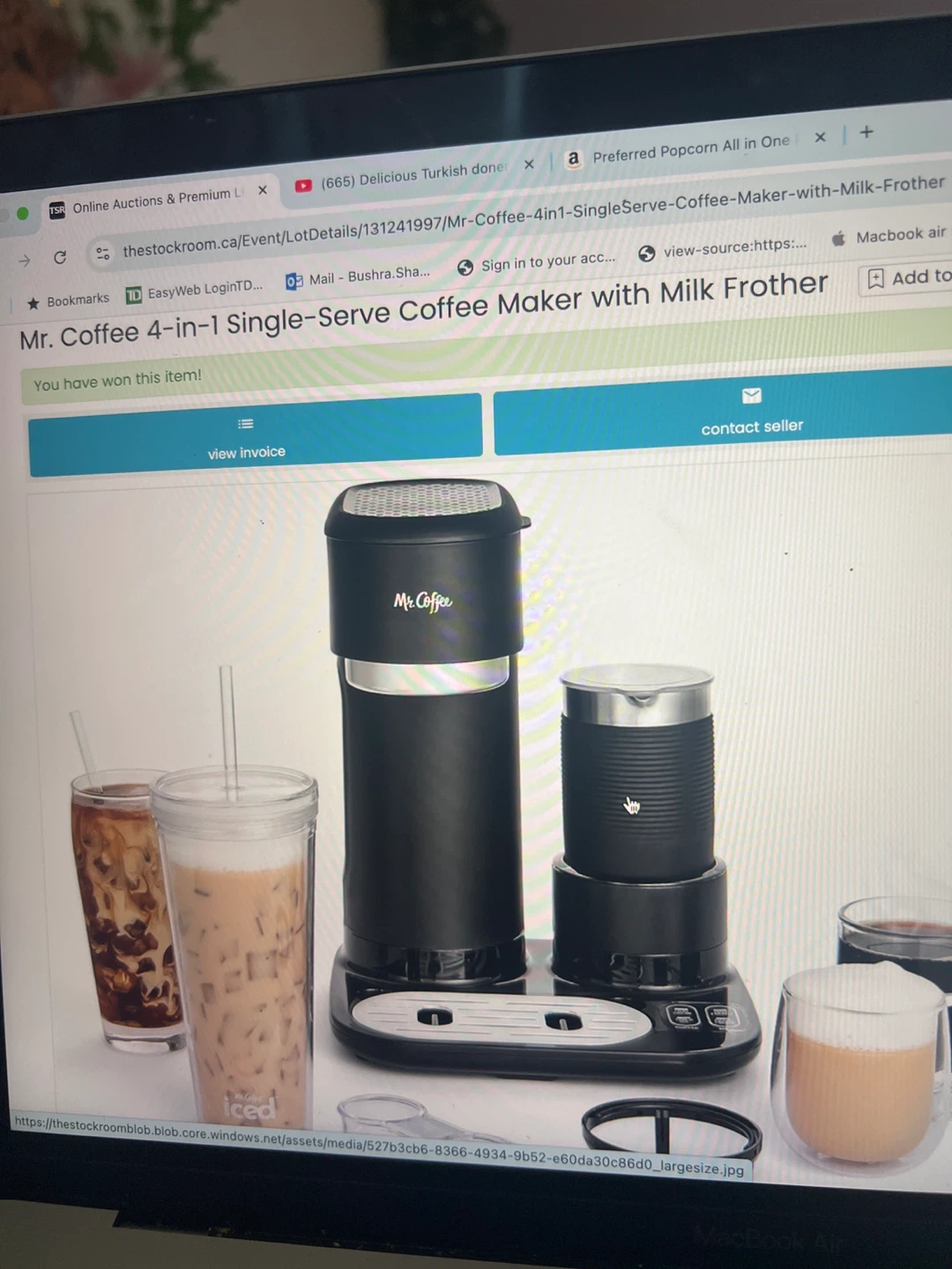 Mr. Coffee Latte 4-in-1 Single Serve Coffeewith milk frother - photo 3