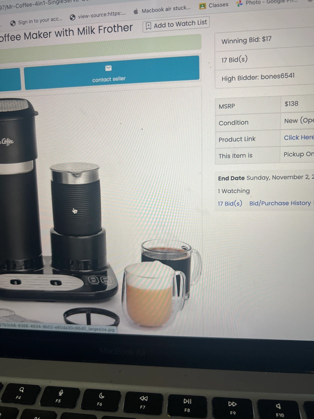 Mr. Coffee Latte 4-in-1 Single Serve Coffeewith milk frother - photo 4