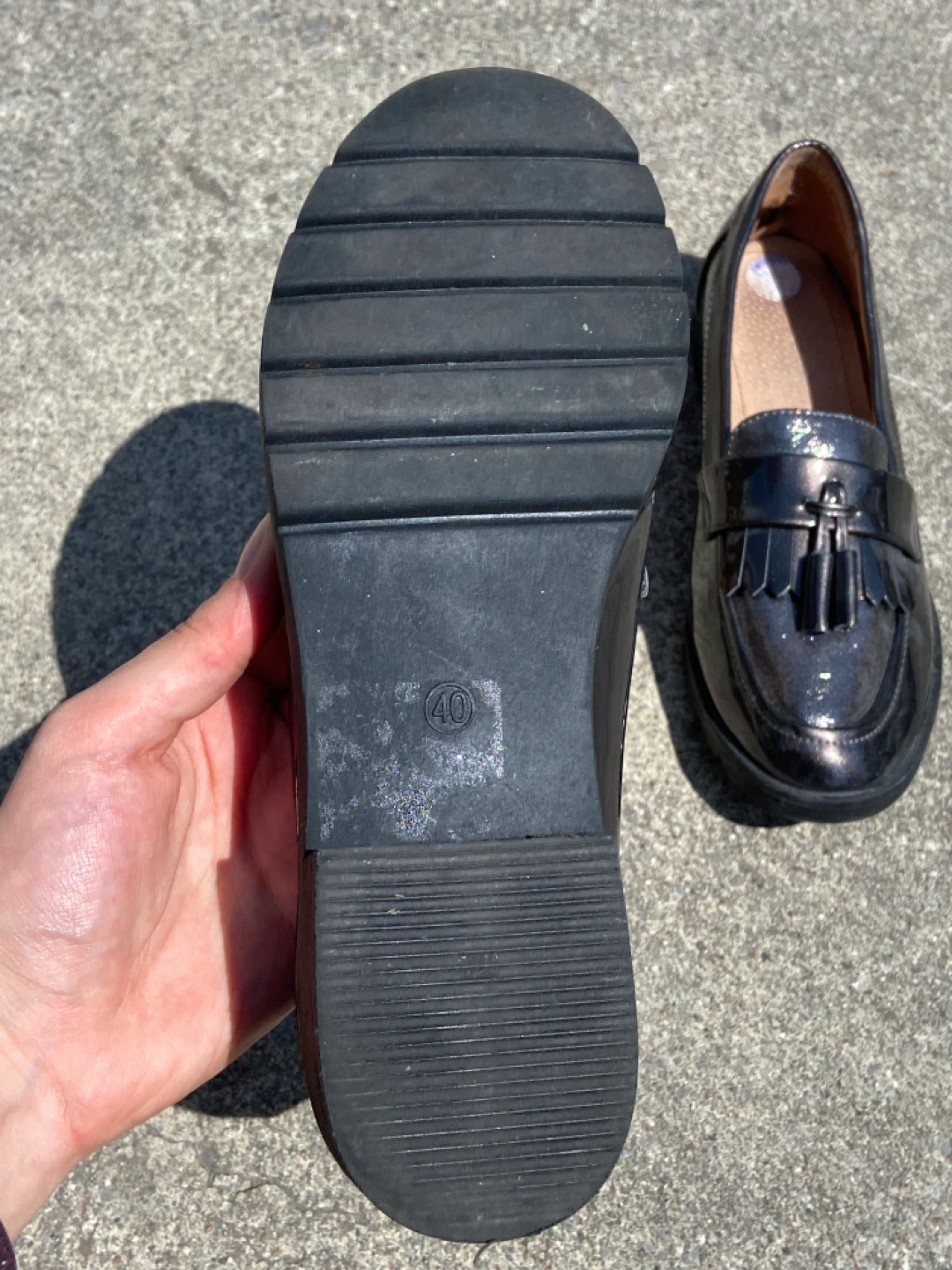 La Bottine Souriante Black Tassel Loafers - photo 3