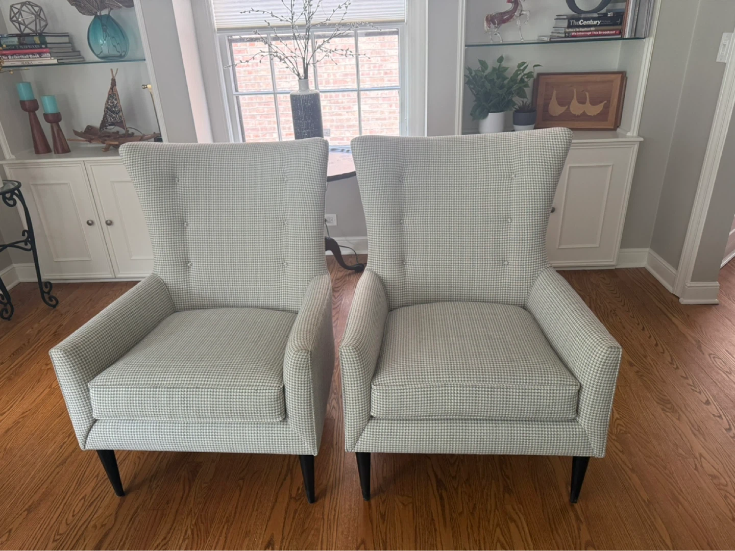 Wingback Accent Chairs - Set of 2