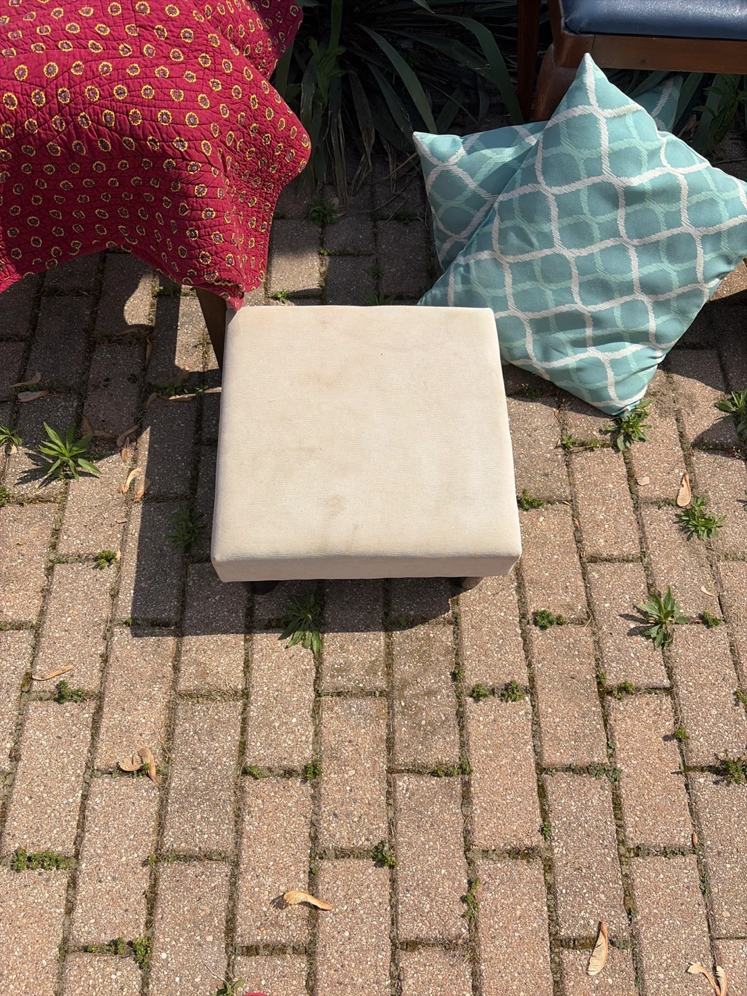 Square Ottoman Footstool