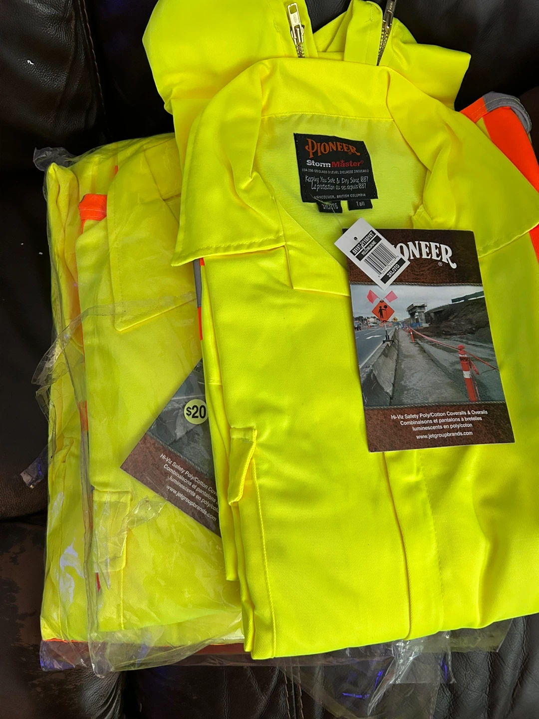 FREE- Lot of 3 Pioneer 3XLT CSA Safety Coveralls