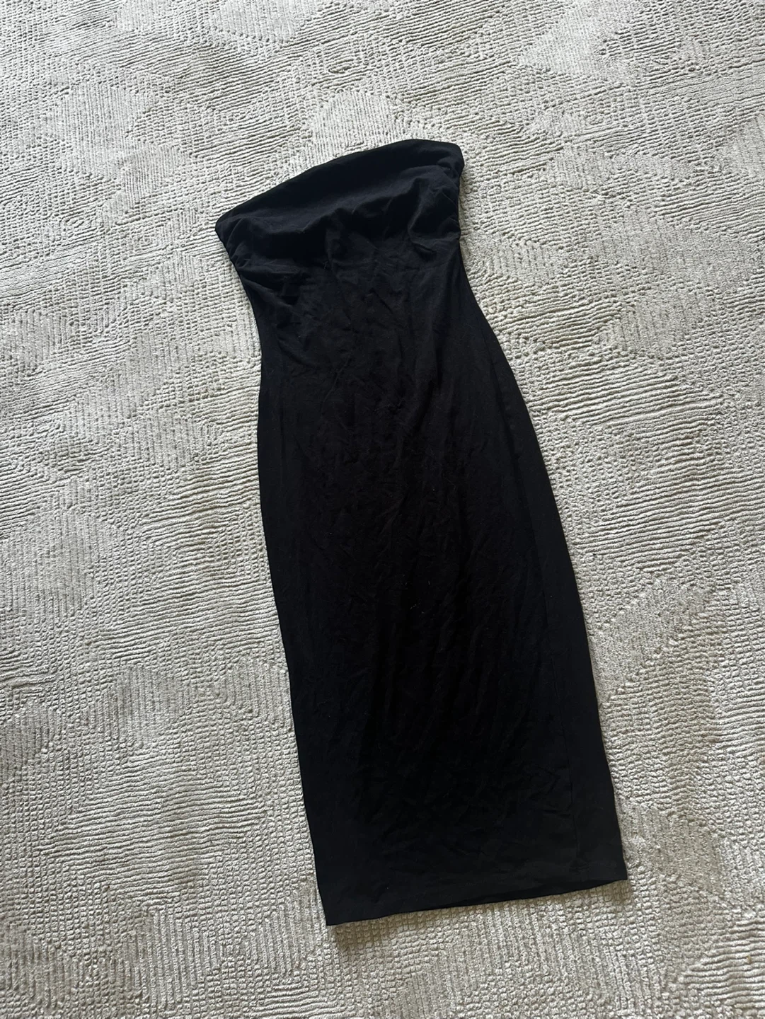 Fashion Nova Black Strapless Midi Dress - photo 2